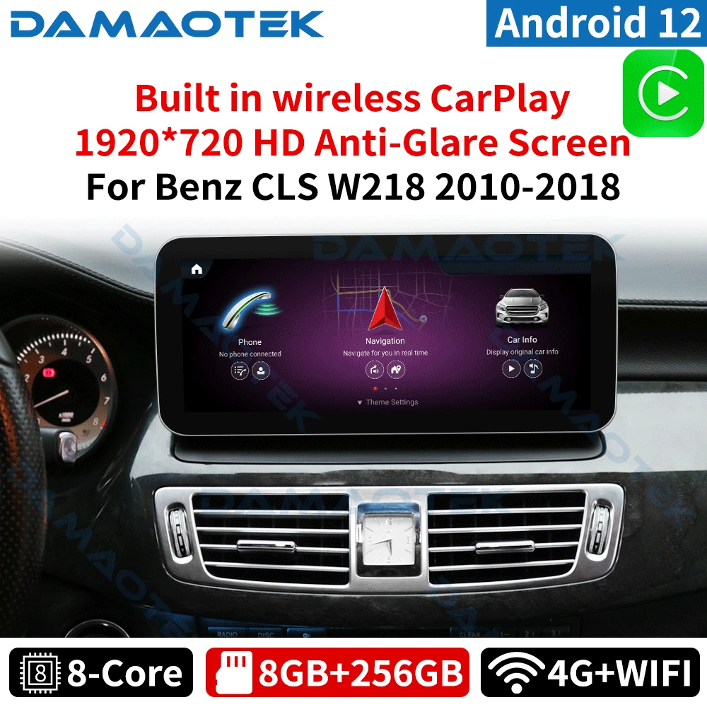 DamaoTek Android 12,0 8 + 256 8-ядерный 10,25 "Беспроводной автомобильный радиоприемник навигация плеер для Mercedes-Benz CLS 2012 - 2016 WIFI 4G
DamaoTek Android 12,0 8 + 256 8-ядерный 10,25 "Беспроводной автомобильный радиоприемник навигация плеер для Mercedes-Benz CLS 2012 - 2016 WIFI 4G