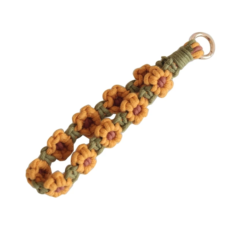 Macrame Flower Wristlet Keychain Lanyard Braided Key Fob Strap Bohemian Keychain Easter Gifts Irish Holiday Gifts
Macrame Flower Wristlet Keychain Lanyard Braided Key Fob Strap Bohemian Keychain Easter Gifts Irish Holiday Gifts