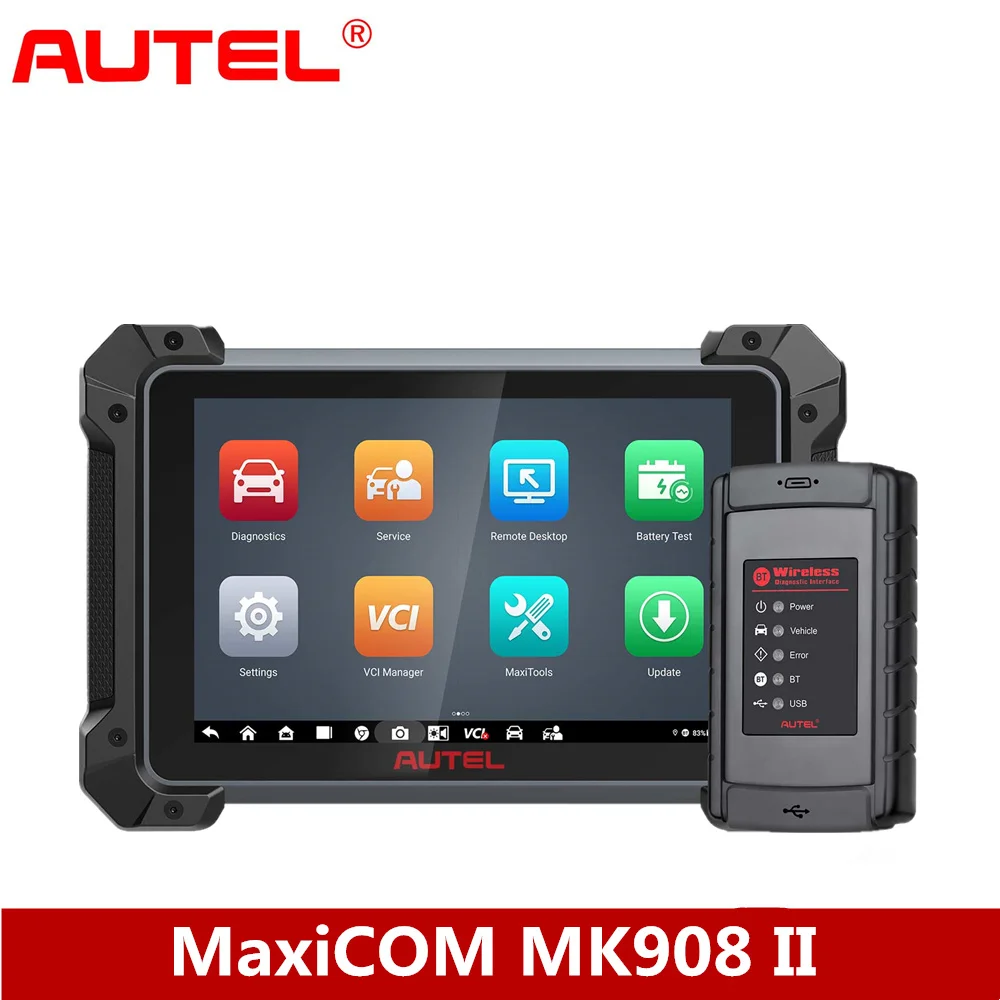 2023 автомобильный диагностический планшет AUTEL MaxiCOM MK908 II OE-уровень, поддержка активного тестирования ECU и кодирования ключей
2023 автомобильный диагностический планшет AUTEL MaxiCOM MK908 II OE-уровень, поддержка активного тестирования ECU и кодирования ключей