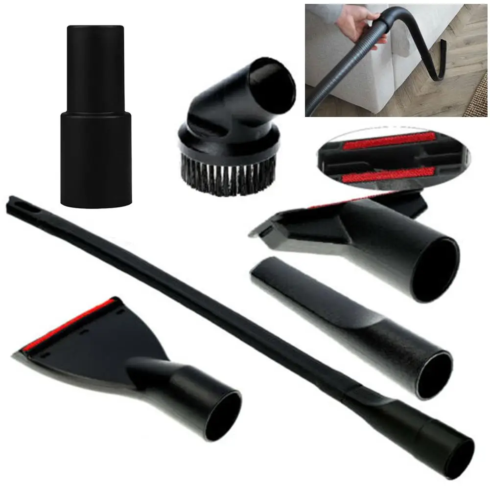 

6Pcs/Set 35MM Nozzle Suction Brush Head Vacuum Cleaner Dusting Crevice Stair Tool Kit For Karcher AEG For Bosch Siemens