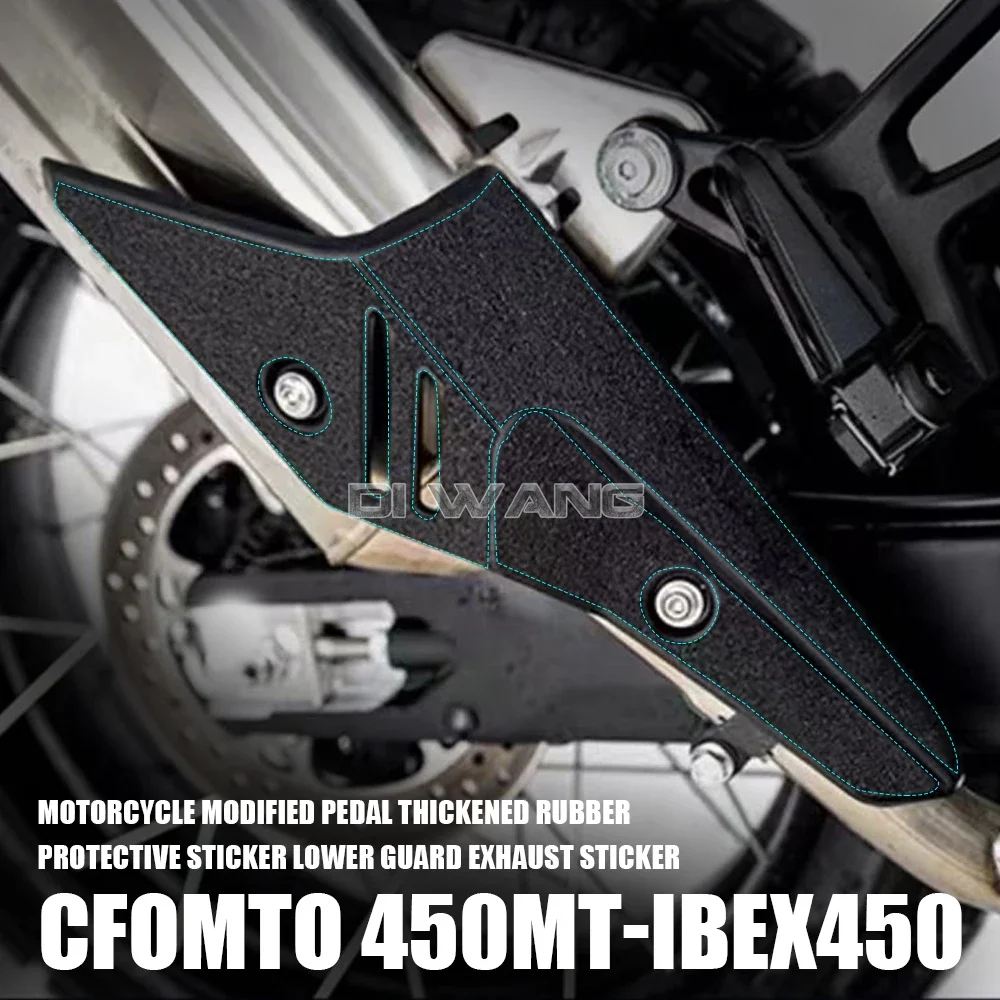 Motorcycle Modified Pedal Thickened Rubber Protective Sticker Lower Guard Exhaust Sticker For CFOMTO 450MT 450-MT IBEX450
Motorcycle Modified Pedal Thickened Rubber Protective Sticker Lower Guard Exhaust Sticker For CFOMTO 450MT 450-MT IBEX450