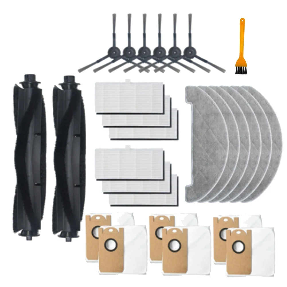 Main Brush Dust Bags Mop Cloth Side Brush Hepa Filter Parts for L11 Robot Vacuum Cleaner Accessories
Main Brush Dust Bags Mop Cloth Side Brush Hepa Filter Parts for L11 Robot Vacuum Cleaner Accessories
