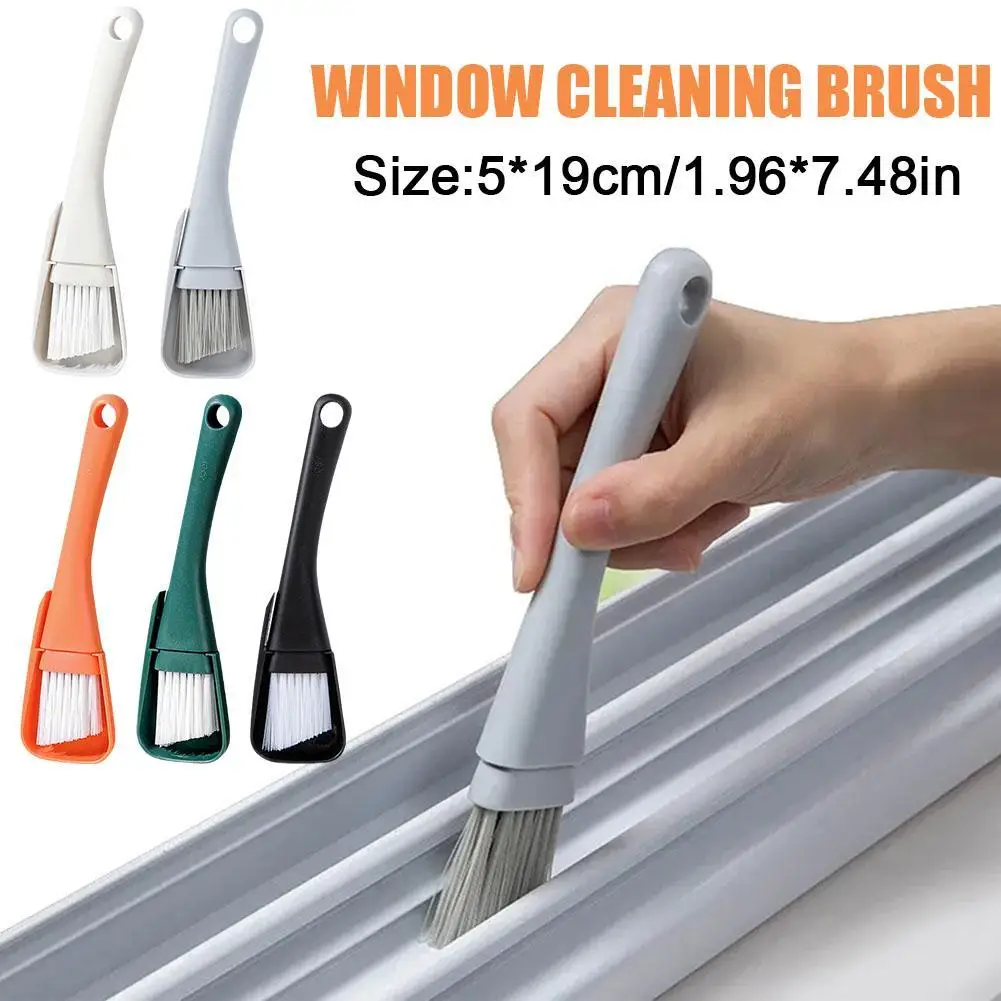 

Window Groove Cleaning Brush Windows Slot Cleaner for Door Floor Keyboard Brush Dustpan 2 in 1 Household Cleaning Tools