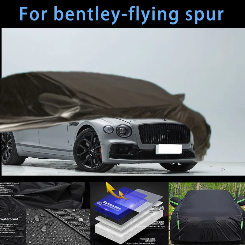 

For bentley-flying spur Outdoor Protection Full Car Covers Snow Cover Sunshade Waterproof Dustproof Exterior Car accessories