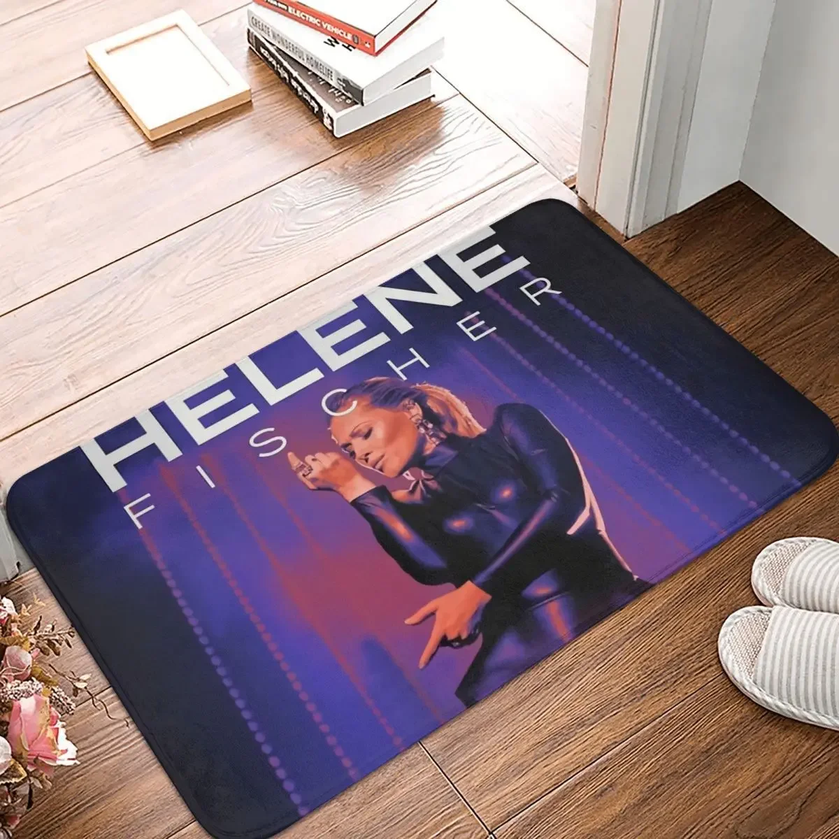 

Helene Fischer German Russian Pop Singer Anti-Slip Rug Doormat Kitchen Mat Rausch Die Tour Balcony Carpet Welcome Decorative