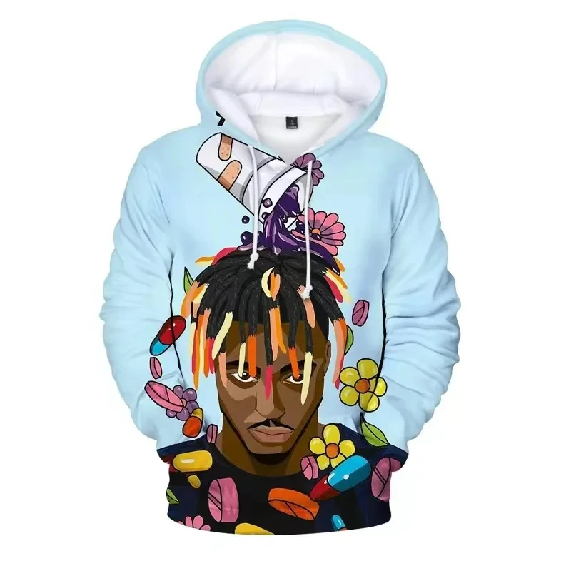 Pop Rapper Juice Wrld 3D Printed Hoodies Men Women Hooded Sweatshirts Top Trendy Streetwear Hip Hop Cartoon Oversized Pullover
Pop Rapper Juice Wrld 3D Printed Hoodies Men Women Hooded Sweatshirts Top Trendy Streetwear Hip Hop Cartoon Oversized Pullover