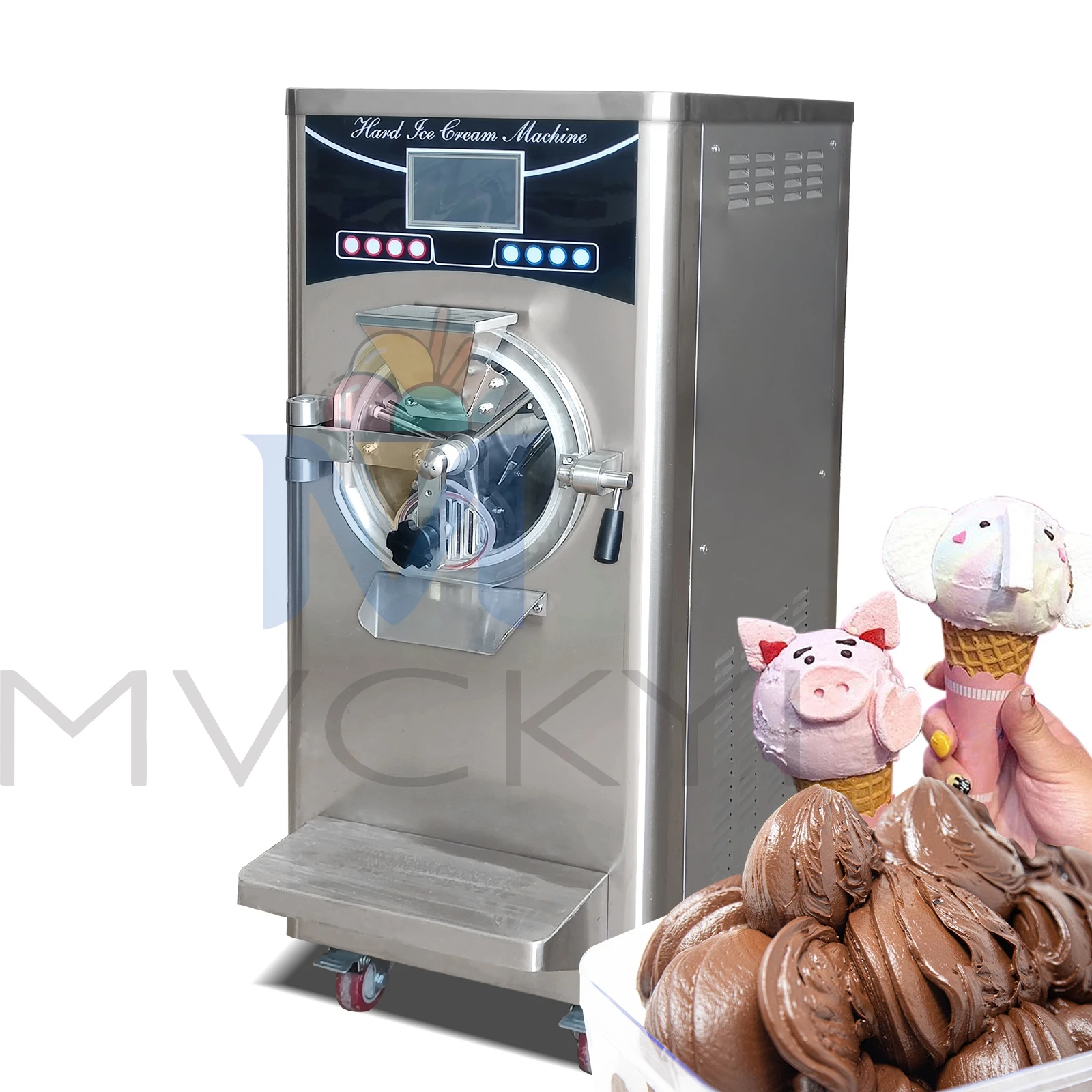 Mvckyi 27-36L/H Freezing Combined Gelato Maker/Batch Freezer/Hard Ice Cream Machine/Yogurt Making/Hand Crank Ice Cream Maker
Mvckyi 27-36L/H Freezing Combined Gelato Maker/Batch Freezer/Hard Ice Cream Machine/Yogurt Making/Hand Crank Ice Cream Maker