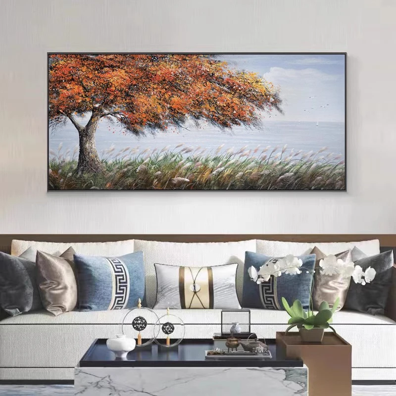 OuzerQing 100% Hand Painted Oil Painting On Canvas Abstract Tree Landscape Picture Wall Art Living Room Home Decoration Unframed
OuzerQing 100% Hand Painted Oil Painting On Canvas Abstract Tree Landscape Picture Wall Art Living Room Home Decoration Unframed