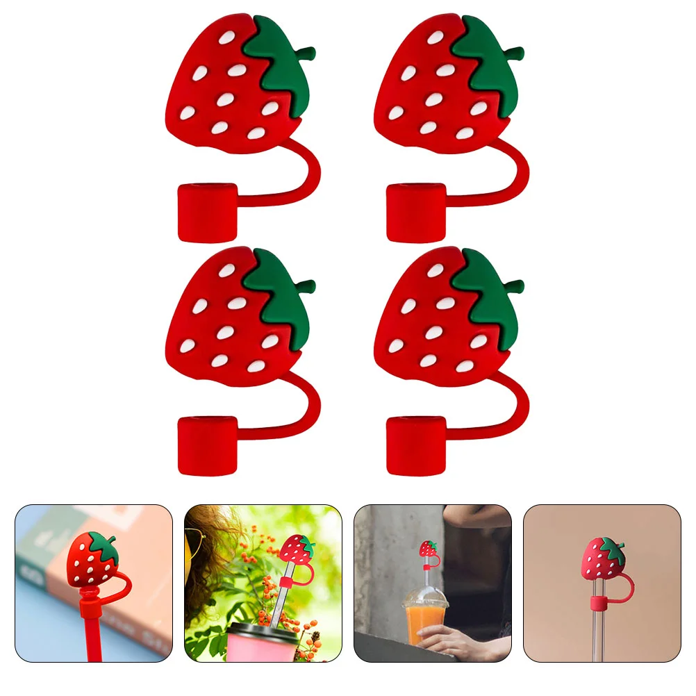 Straw Covers Caps Tips Silicone Cover Cap End Strawberry Tip Protector Straws Drinking Topper Plugs Reusable Dust Decorative
Straw Covers Caps Tips Silicone Cover Cap End Strawberry Tip Protector Straws Drinking Topper Plugs Reusable Dust Decorative