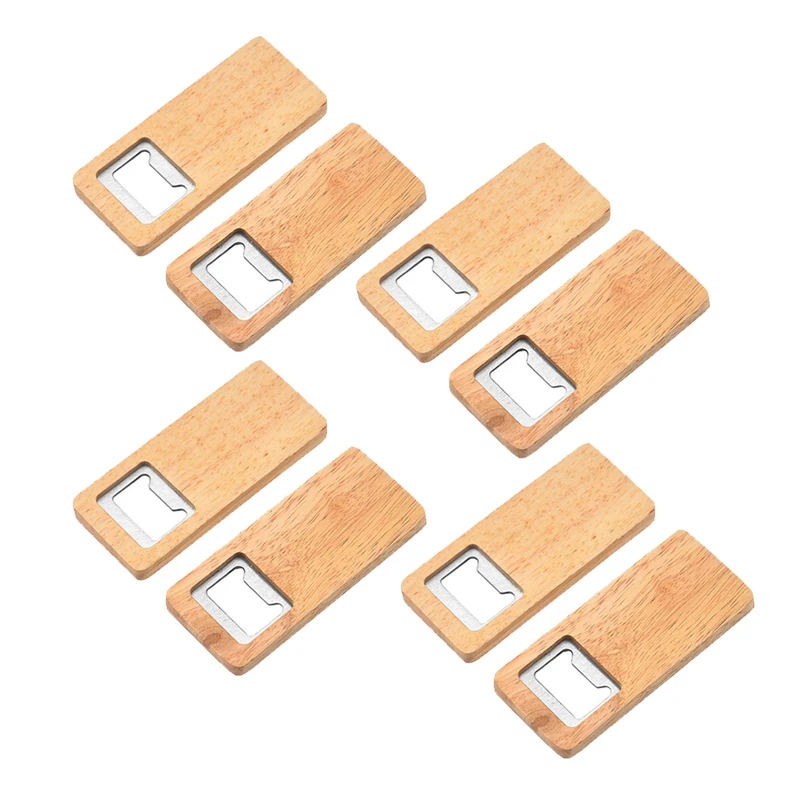 8 Pack Wood Beer Bottle Opener Wooden Handle Corkscrew Stainless Steel Square Openers Bar Kitchen Accessories Party Gift
8 Pack Wood Beer Bottle Opener Wooden Handle Corkscrew Stainless Steel Square Openers Bar Kitchen Accessories Party Gift