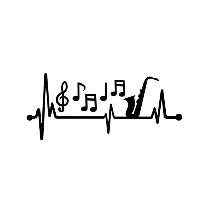 20cm/25cm/30cm Sax Saxophone Musical Notes Heartbeat Lifeline Decal Sticker Car Window N5
20cm/25cm/30cm Sax Saxophone Musical Notes Heartbeat Lifeline Decal Sticker Car Window N5