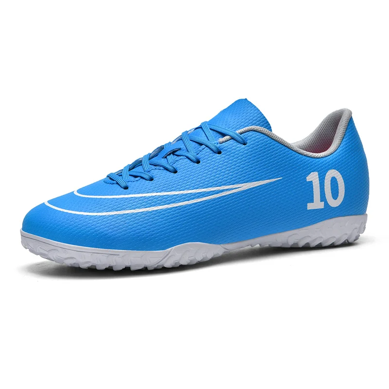 Hot Cheap Children's Soccer Shoes Blue Lace-up Football Shoes Boys Girls Outdoor Lightweight Non-slip Adult Sneakers Futsal Men
Hot Cheap Children's Soccer Shoes Blue Lace-up Football Shoes Boys Girls Outdoor Lightweight Non-slip Adult Sneakers Futsal Men