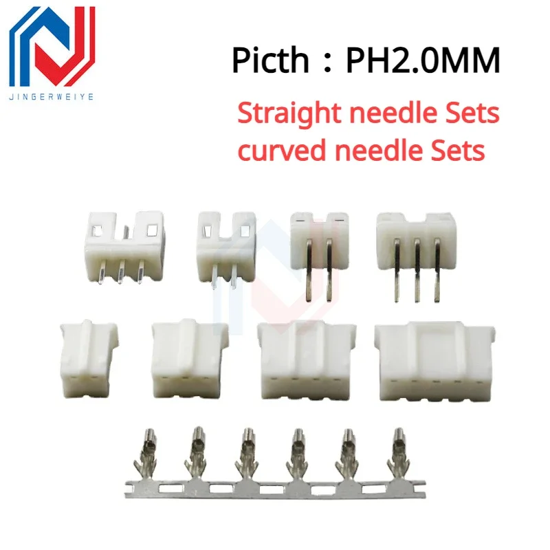 20 Sets/lot Ph2.0mm Connector Spacing 2.0mm Plug Terminal /Straight/Curved Needle Seat Connector2P/3/4/5-16p Connector
20 Sets/lot Ph2.0mm Connector Spacing 2.0mm Plug Terminal /Straight/Curved Needle Seat Connector2P/3/4/5-16p Connector