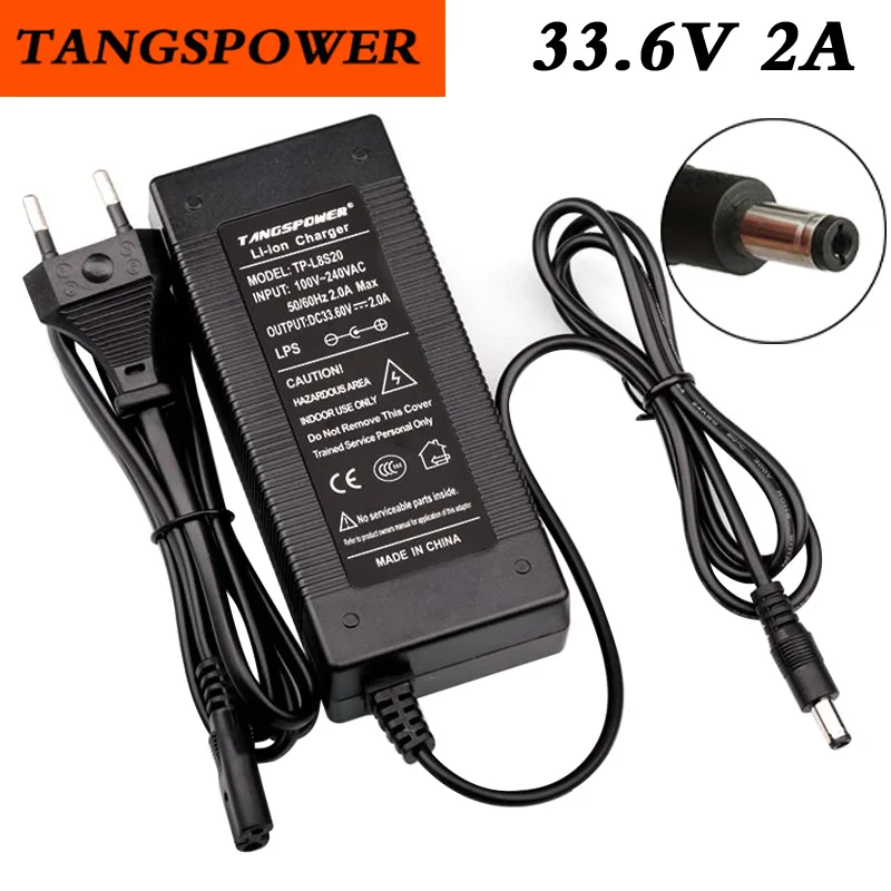 8S 33.6V 2A INPUT100-240V DC 5.5*2.1 Connector Lithium Battery pack electric bike Electric Scooter Charger Good quality warranty
8S 33.6V 2A INPUT100-240V DC 5.5*2.1 Connector Lithium Battery pack electric bike Electric Scooter Charger Good quality warranty