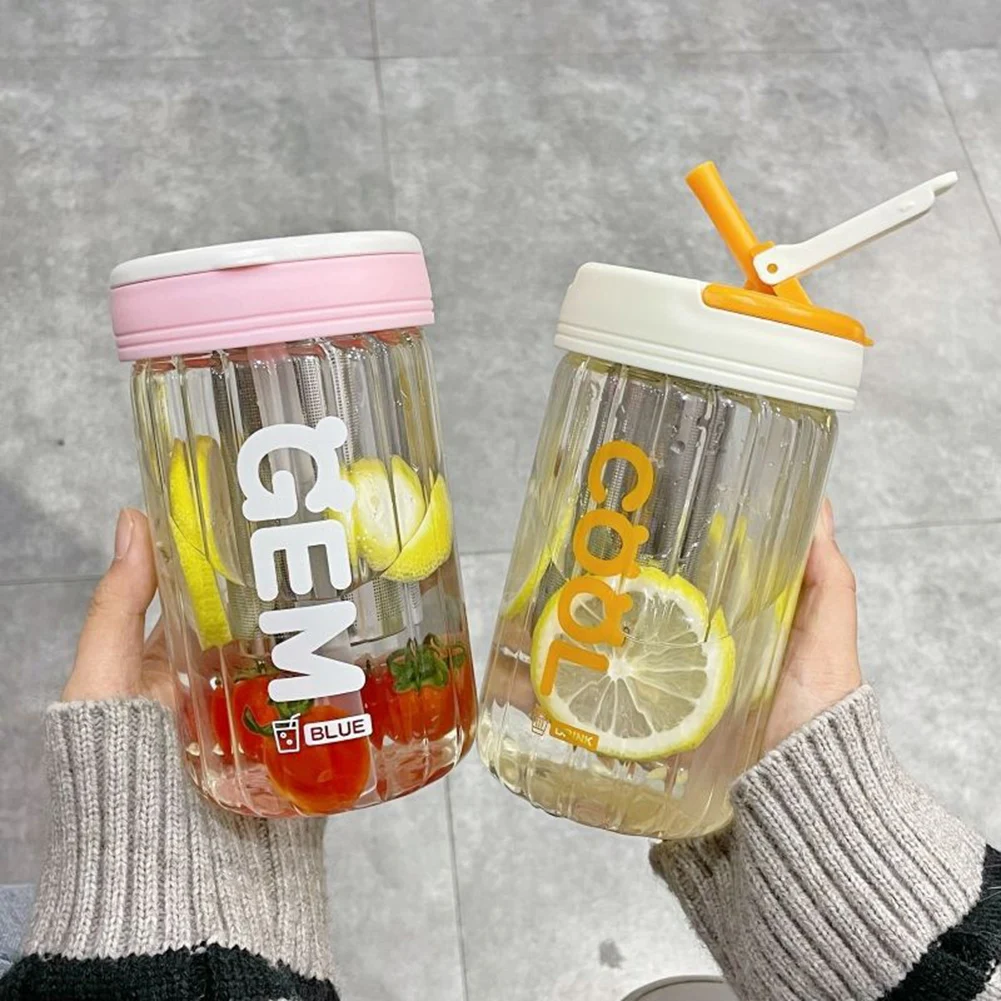 500ML Big Size Glass Cup With Lid And Straw With Filter Screen Tea Cup Glasses Cups Transparent Beer Can Coffee Cup Lovely Mugs
500ML Big Size Glass Cup With Lid And Straw With Filter Screen Tea Cup Glasses Cups Transparent Beer Can Coffee Cup Lovely Mugs