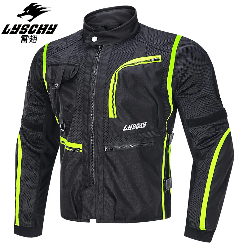 LYSCHY Motorcycle Summer Mesh Breathable Riding Suit Men's Anti-fall Racing Reflective Jacket Motorcycle Jacket
LYSCHY Motorcycle Summer Mesh Breathable Riding Suit Men's Anti-fall Racing Reflective Jacket Motorcycle Jacket