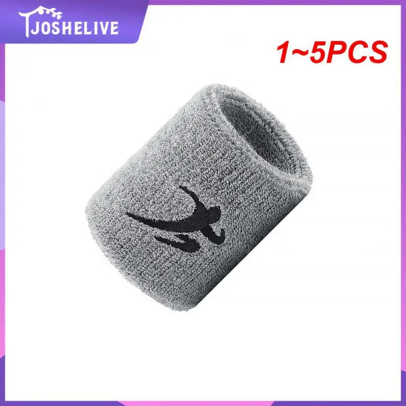 

1~5PCS Sport sweat-absorbe Wristband Wrist Brace Wrap Support Band basketball tennis cycling fitness breathable wrist protector