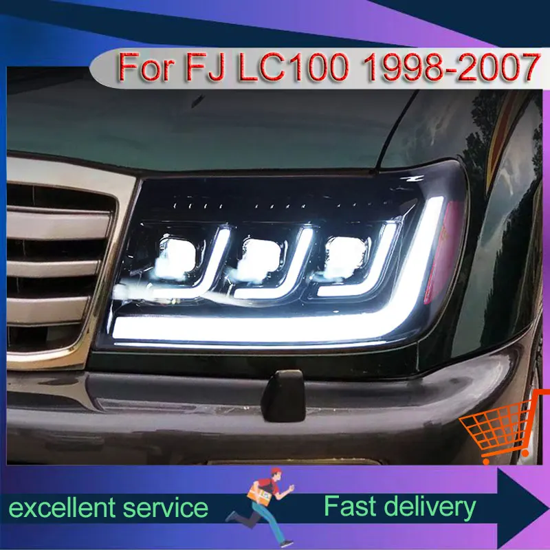 Car Accessories For Toyota Land Cruiser LC100 FJ100 4700 Front Lamp Dynamic 1998-2007 Headlight Signal Highlight LED Automatic
Car Accessories For Toyota Land Cruiser LC100 FJ100 4700 Front Lamp Dynamic 1998-2007 Headlight Signal Highlight LED Automatic