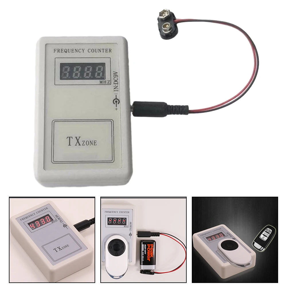 1x Car Key Remote Control RF Handheld Frequency Counter Tester 250-450MHZ Fits For Burglar Alarm Controller/ Entrance Guard
1x Car Key Remote Control RF Handheld Frequency Counter Tester 250-450MHZ Fits For Burglar Alarm Controller/ Entrance Guard