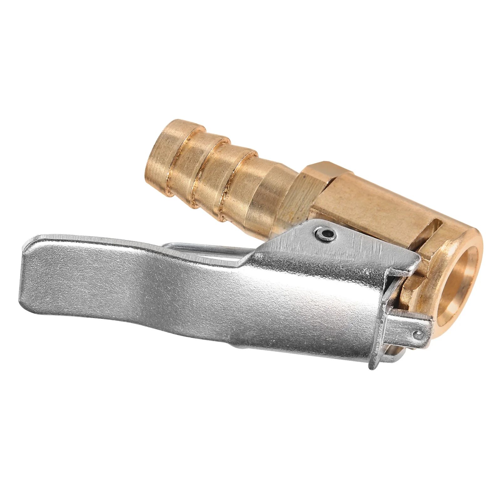 Locking On Chuck with Clip Tire Inflator Nozzle Adapter Air Chuck Locking Compressor Accessory 
Locking On Chuck with Clip Tire Inflator Nozzle Adapter Air Chuck Locking Compressor Accessory