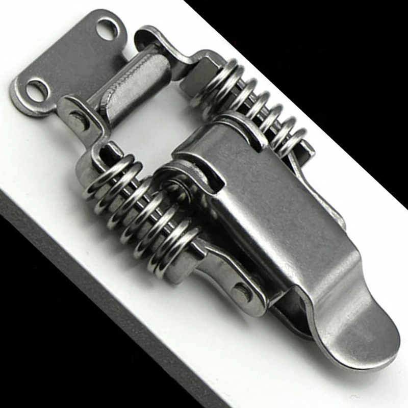 S/L Iron Double Spring Buckle Wooden Box Toolbox Heavy Duty Lock with Lock Hole Electromechanical Box Accessories
S/L Iron Double Spring Buckle Wooden Box Toolbox Heavy Duty Lock with Lock Hole Electromechanical Box Accessories