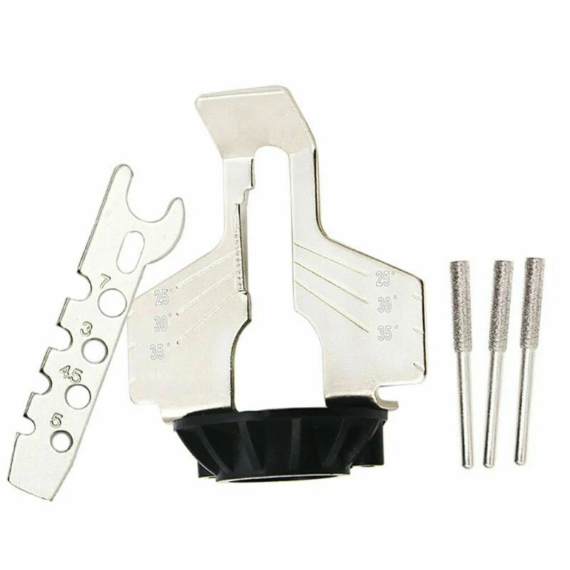 Kit Chainsaw sharpener attachment Saw Chain Sharpening File Rotary tool Accessories Polishing High Speed Steel
Kit Chainsaw sharpener attachment Saw Chain Sharpening File Rotary tool Accessories Polishing High Speed Steel