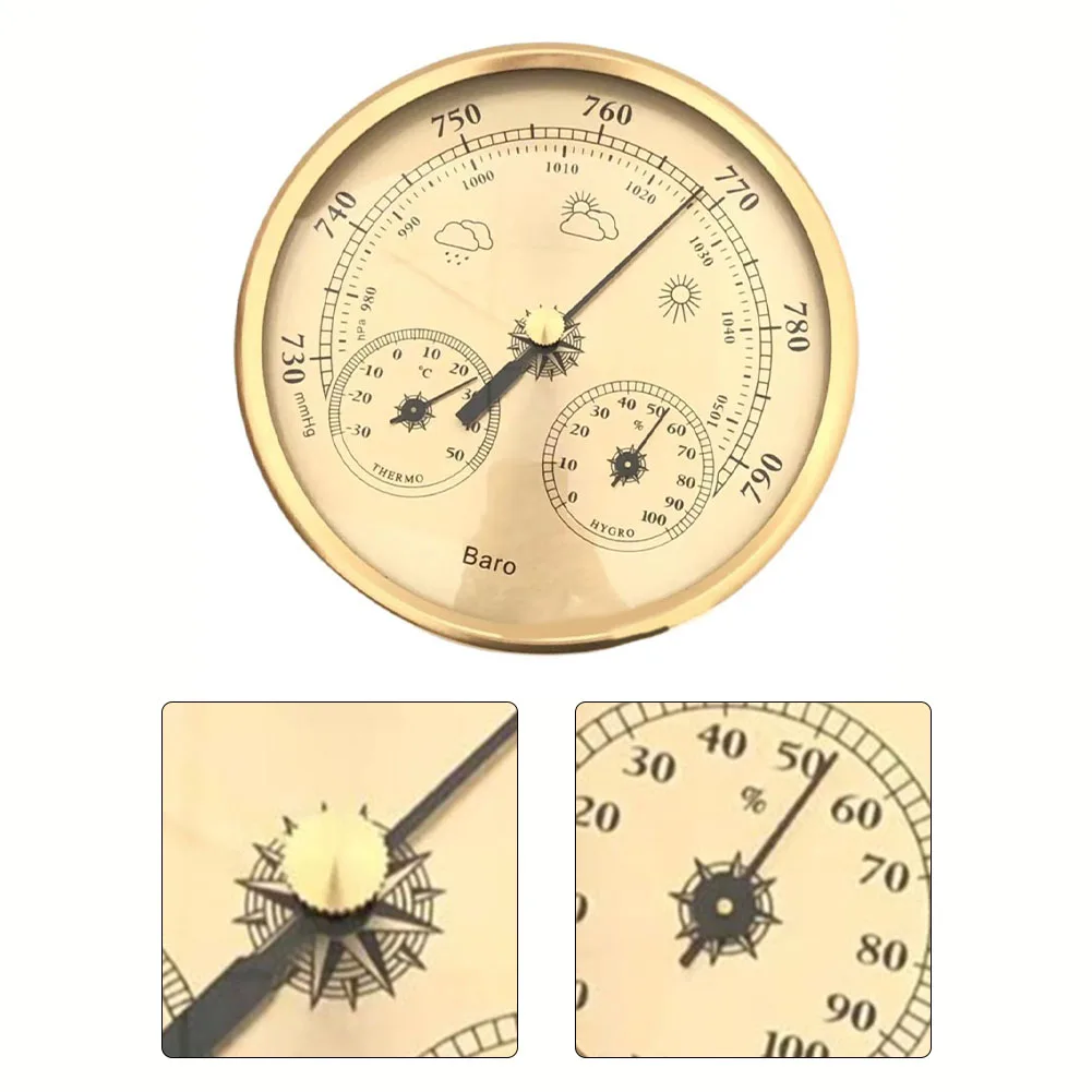 130mm 3 In 1 Temperature Humidity Pressure Barometer For Indoor And Outdoor Pressure Measuring Instruments Home Tools
130mm 3 In 1 Temperature Humidity Pressure Barometer For Indoor And Outdoor Pressure Measuring Instruments Home Tools
