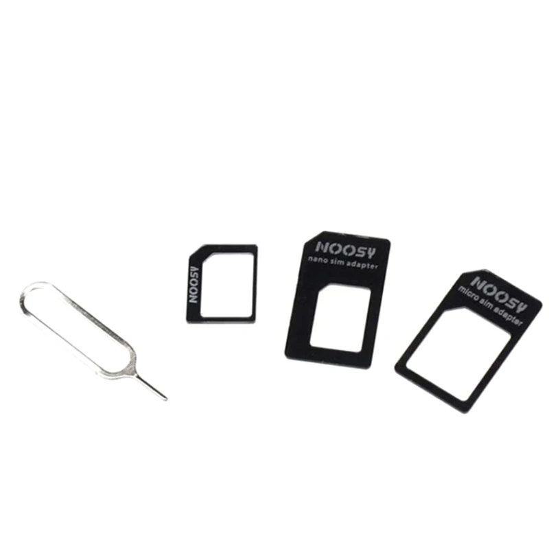 

NanoSIM Card to Micro Standard Adapter Converter for Phone Card Adapter Convert Universal Phones for Nano 4 In 1