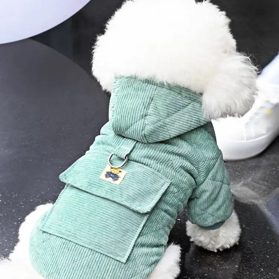 Towable Dog Clothes Winter Teddy Bears VIP Small Dog Winter Thickened Warmth Backpack Pet Cotton Coat
Towable Dog Clothes Winter Teddy Bears VIP Small Dog Winter Thickened Warmth Backpack Pet Cotton Coat