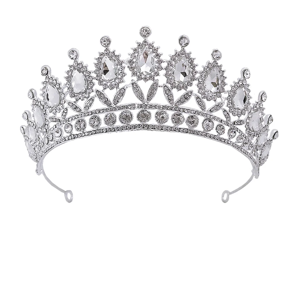 Headgear Water Drop Diamond Princess Crown Bridal Vintage High-end Distinctive Rhinestone Elegant Crystal Miss
Headgear Water Drop Diamond Princess Crown Bridal Vintage High-end Distinctive Rhinestone Elegant Crystal Miss