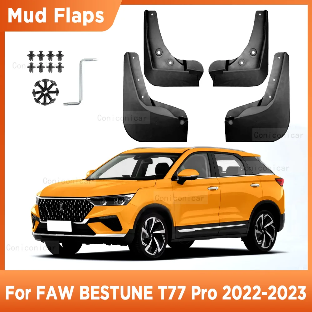 Брызговики FAW BESTUNE T77 PRO 2022 2023, 4 шт., брызговики, брызговики, аксессуары для передних и задних колес
Брызговики FAW BESTUNE T77 PRO 2022 2023, 4 шт., брызговики, брызговики, аксессуары для передних и задних колес