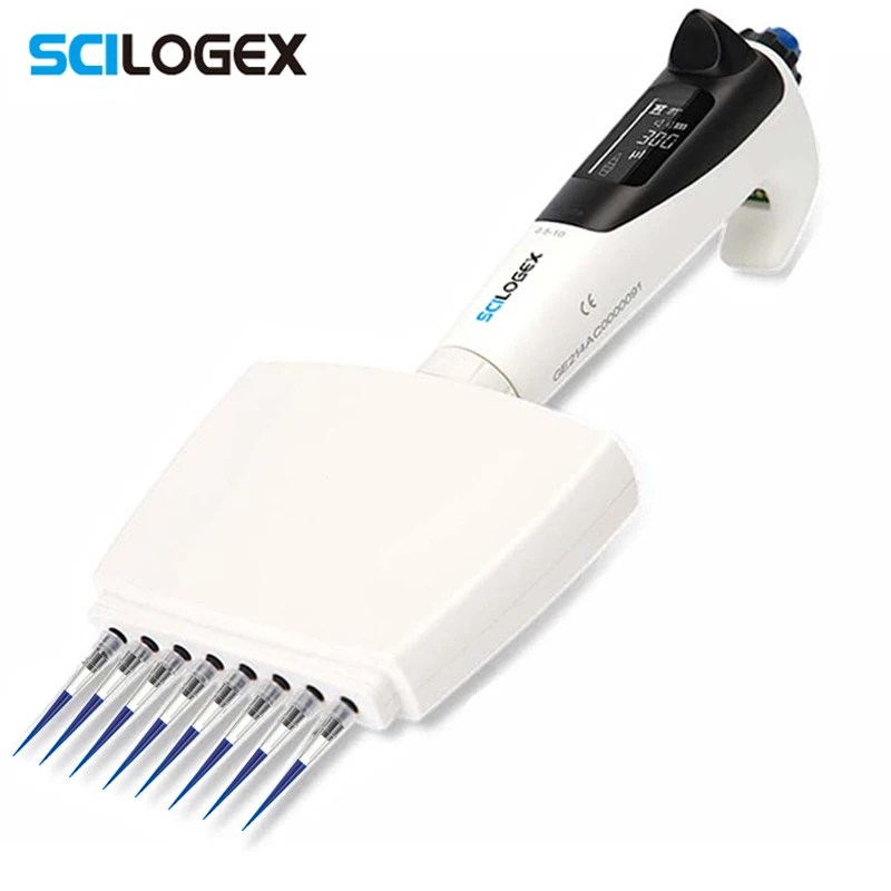 Многофункциональная электрическая восьмиканальная пипетка SCILOGEX DPette, лабораторный дозатор, пипетка 0,5-10 мкл/10-100 мкл/30-300 мкл
Многофункциональная электрическая восьмиканальная пипетка SCILOGEX DPette, лабораторный дозатор, пипетка 0,5-10 мкл/10-100 мкл/30-300 мкл