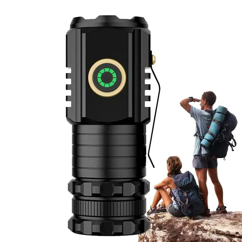 

High Power Flashlight Waterproof Flash Light Waterproof Drop Resistant Adjustable Brightness Rechargeable LED Flashlights