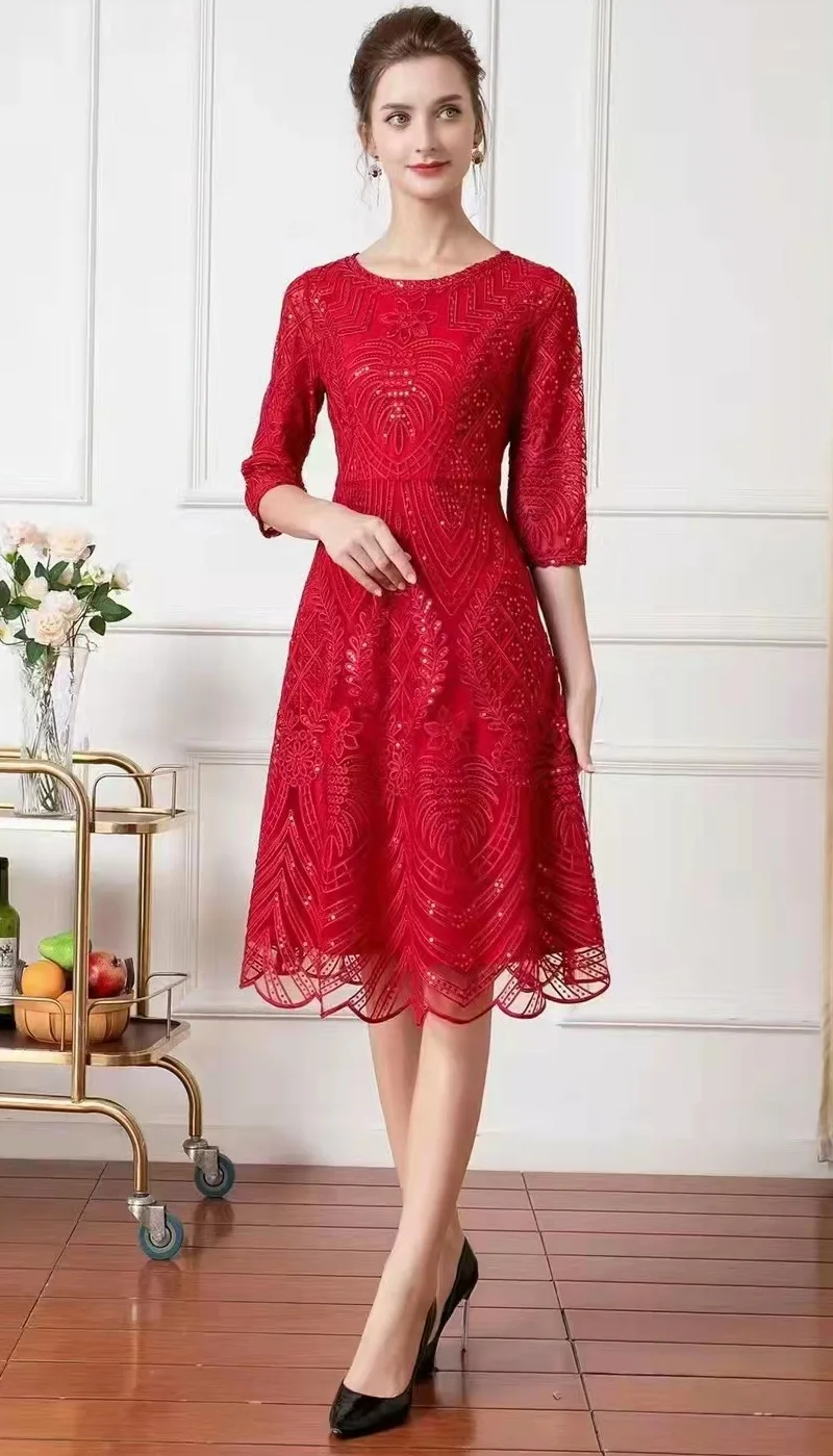 6xl 5xl 4xl 3xl Dresses Vestidos 2022 Autumn Winter Party Cocktail Women Alllover Appliques Embroidery Blue Red Pink Dress Flare
6xl 5xl 4xl 3xl Dresses Vestidos 2022 Autumn Winter Party Cocktail Women Alllover Appliques Embroidery Blue Red Pink Dress Flare