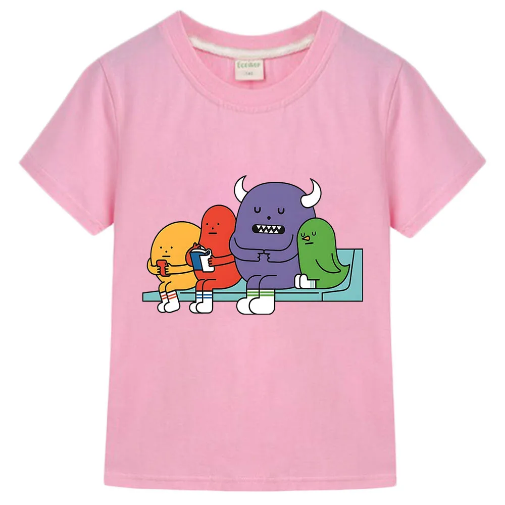 STICKY MONSTER LAB Hot Cute Anime T-shirts Kawaii Manga Tshirt 100% Cotton Graphic Tee-shirt Short Sleeve Boys/girls T-shirt
STICKY MONSTER LAB Hot Cute Anime T-shirts Kawaii Manga Tshirt 100% Cotton Graphic Tee-shirt Short Sleeve Boys/girls T-shirt