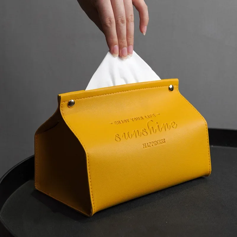 Leather Tissue Box Car Tissue Box Home Living Room Decoration Bedroom Kitchen Desktop Nordic Large Storage Box Napkin Holder
Leather Tissue Box Car Tissue Box Home Living Room Decoration Bedroom Kitchen Desktop Nordic Large Storage Box Napkin Holder