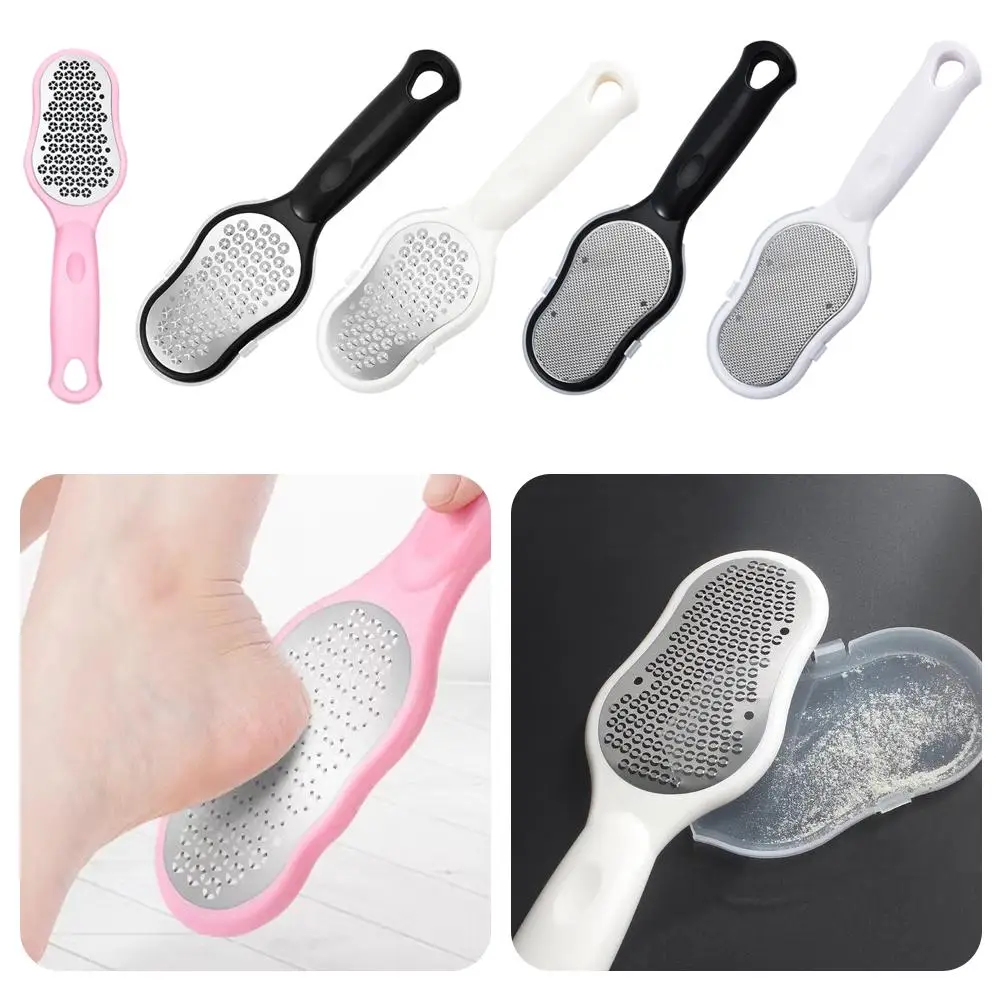 

304 Stainless Steel Callus Remover Pedicure Foot File Multifunctional Portable Scrubber Care Foot File Foot Scraper Tools E9U4