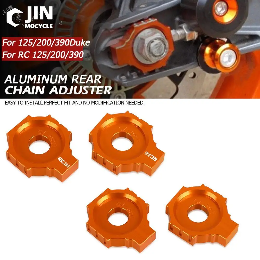 For Duke125 200 390 Duke 2011-2022 RC125 RC200 RC390 2014 2015- 2022 Motorcycle Rear Axle Blocks Chain Adjuster Regulator Slider
For Duke125 200 390 Duke 2011-2022 RC125 RC200 RC390 2014 2015- 2022 Motorcycle Rear Axle Blocks Chain Adjuster Regulator Slider