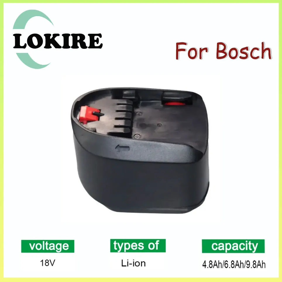 

For Bosch 4800mAh Li-ion Rechargeable Battery 18V for Bosch Tools PSB PSR PST 18 Li-2 2607335039 2607335040 2607336208 (only for