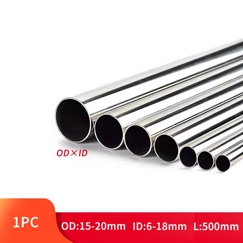 1PC 304 Seamless Stainlessy Steel Capillary Tube OD 15-20mm ID 6-18mm length 500mm
1PC 304 Seamless Stainlessy Steel Capillary Tube OD 15-20mm ID 6-18mm length 500mm