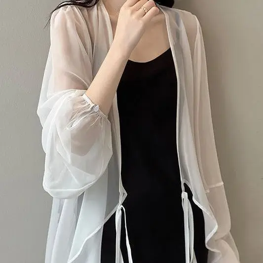 Sun-proof Jackets Women Loose-fitting Temper Casual Summer Outwear Long Sleeve Chic French Stylish Aesthetic Popular Lady L128
Sun-proof Jackets Women Loose-fitting Temper Casual Summer Outwear Long Sleeve Chic French Stylish Aesthetic Popular Lady L128