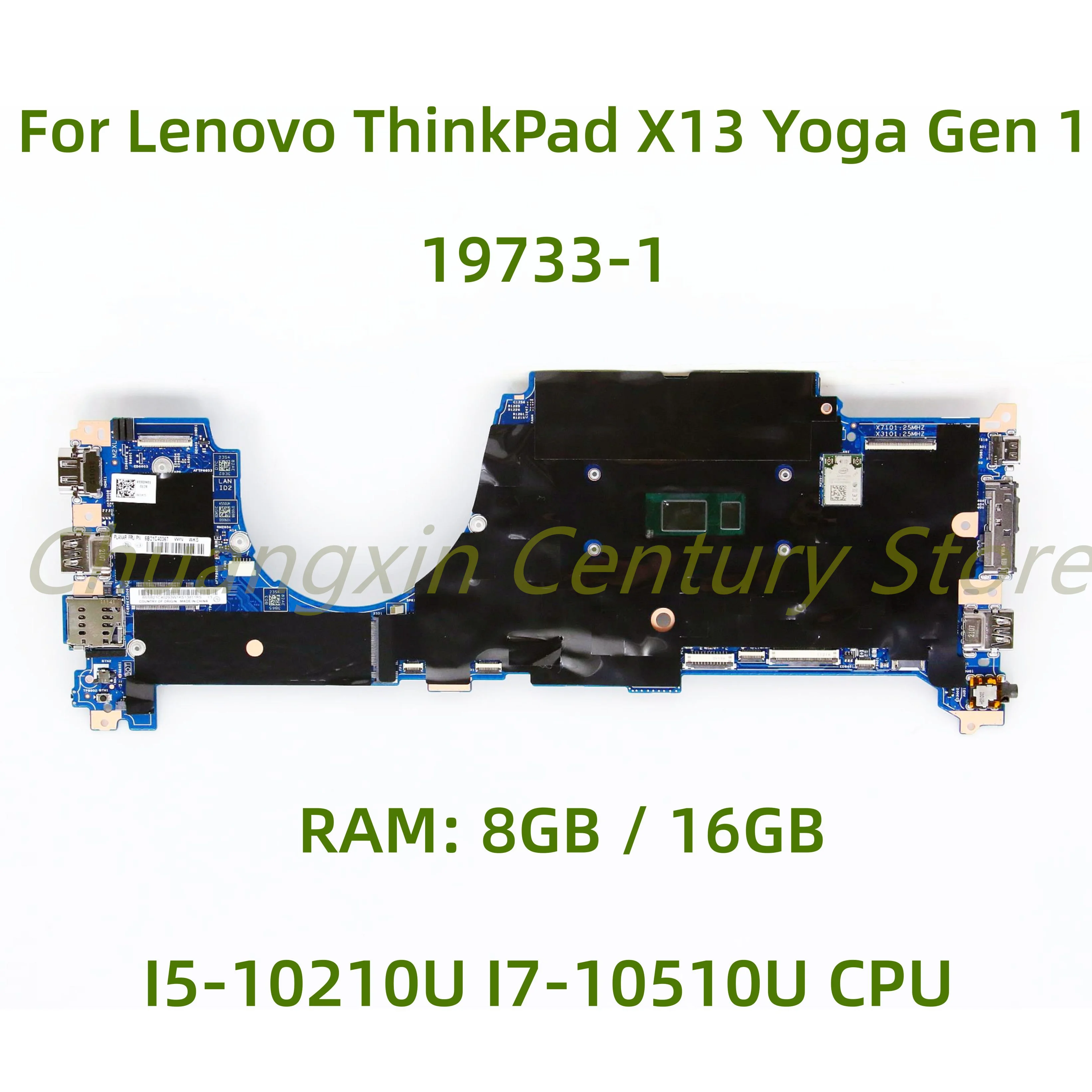 Подходит для ноутбука Lenovo ThinkPad X13 Yoga Gen 1 Материнская плата 19733-1 с I5-10210U CPU RAM: 8 ГБ/16 ГБ 100% протестирована
Подходит для ноутбука Lenovo ThinkPad X13 Yoga Gen 1 Материнская плата 19733-1 с I5-10210U CPU RAM: 8 ГБ/16 ГБ 100% протестирована