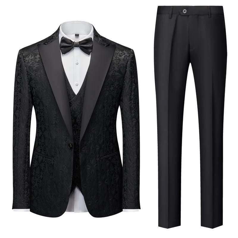 921European and American autumn groom fashion jacquard stage performance costumes 
921European and American autumn groom fashion jacquard stage performance costumes