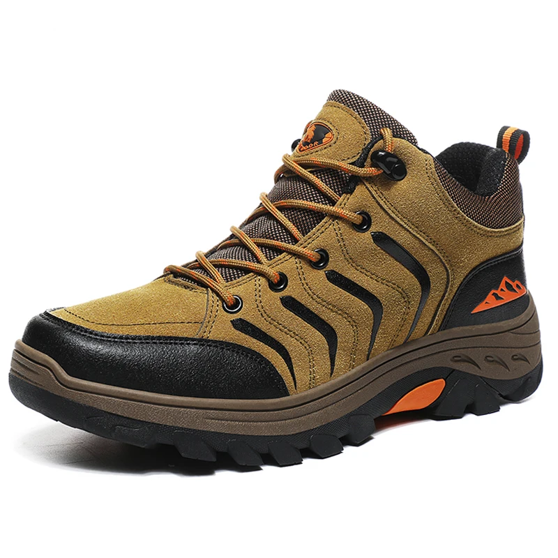 High-Top Men Hiking Boots Outdoor Non Slip Climbing Trekking Shoes Outdoor Work Ankle Boots Waterproof Suede
High-Top Men Hiking Boots Outdoor Non Slip Climbing Trekking Shoes Outdoor Work Ankle Boots Waterproof Suede