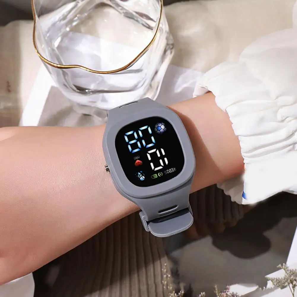 Display Wristwatch Stylish Square Dial Digital Watch Adjustable Silicone Strap Accurate Time Display Lightweight Unisex
Display Wristwatch Stylish Square Dial Digital Watch Adjustable Silicone Strap Accurate Time Display Lightweight Unisex