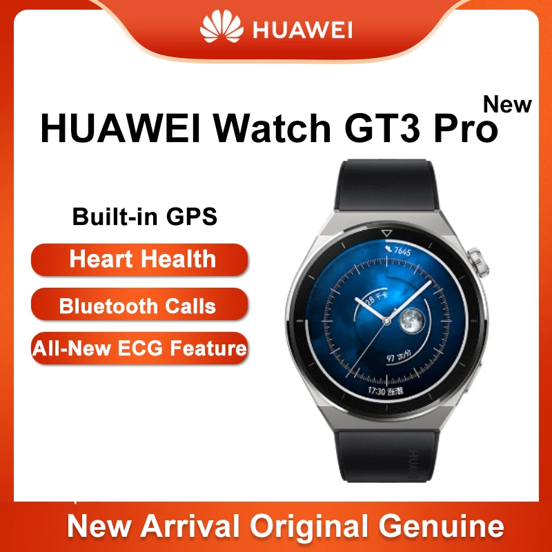New Huawei Watch GT3 Pro Sports Smart Two-Week Battery Life Bluetooth Call ECG ECG Body Temperature Monitoring Smartwatch
New Huawei Watch GT3 Pro Sports Smart Two-Week Battery Life Bluetooth Call ECG ECG Body Temperature Monitoring Smartwatch