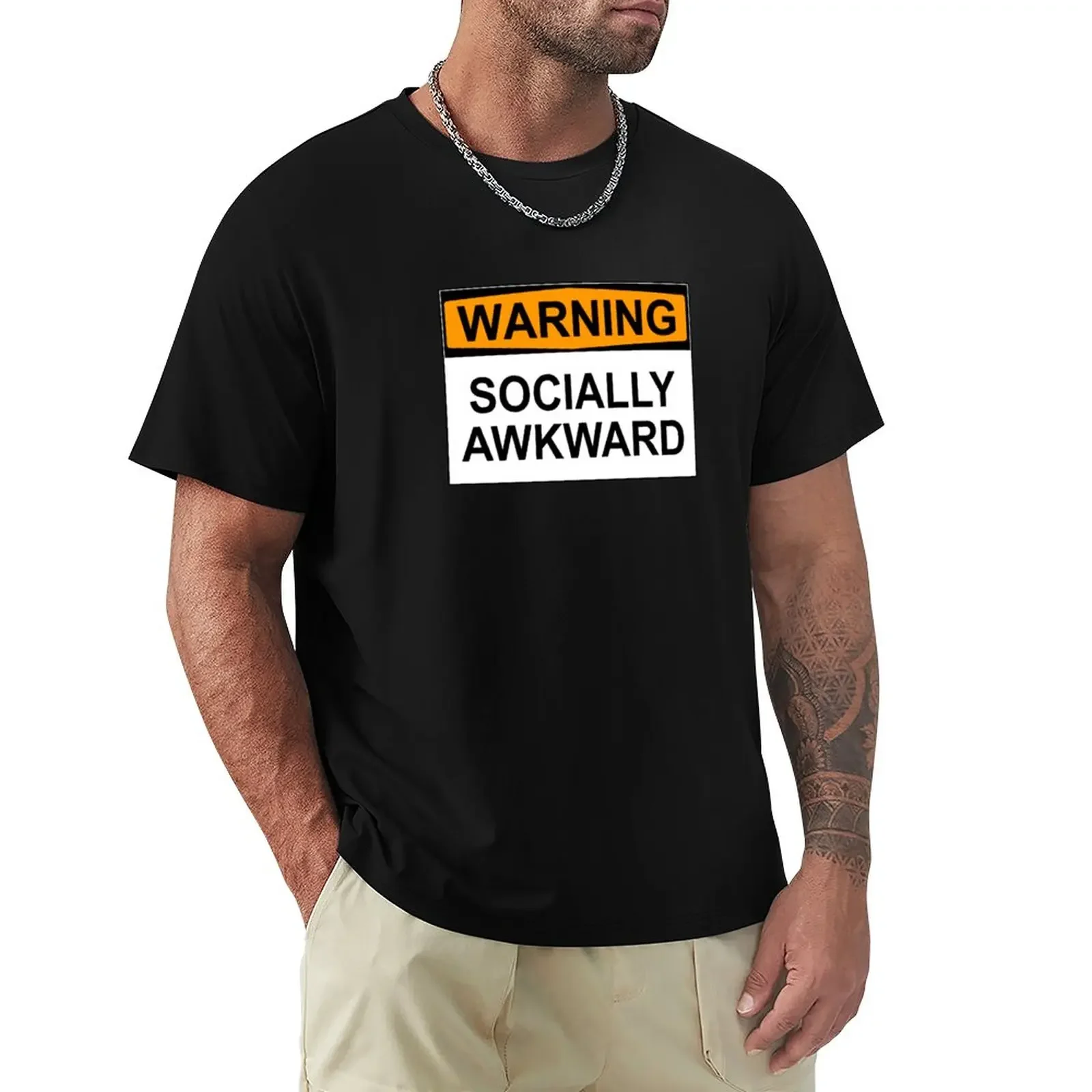 WARNING: SOCIALLY AWKWARD T-Shirt tees shirts graphic tees korean fashion men t shirts
WARNING: SOCIALLY AWKWARD T-Shirt tees shirts graphic tees korean fashion men t shirts