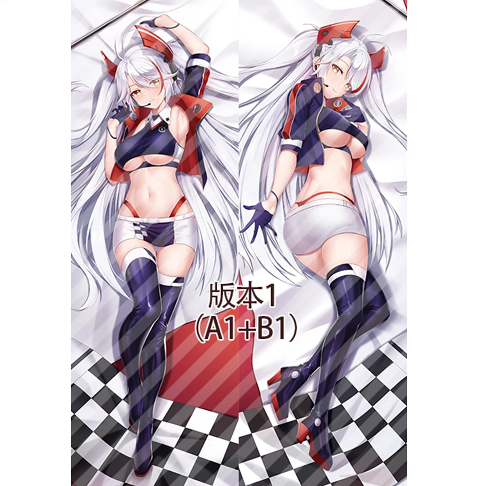 

Anime Game Azur Lane Prinz Eugen Dakimakura 2WAY Peach Skin Hugging Body Pillow Case Otaku Pillowcase Cushion Cover