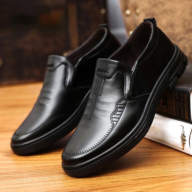 Men's LeatherShoes 38-44 Soft Anti-slip Rubber Loafers Man Casual Leather Shoes 2023
Men's LeatherShoes 38-44 Soft Anti-slip Rubber Loafers Man Casual Leather Shoes 2023
