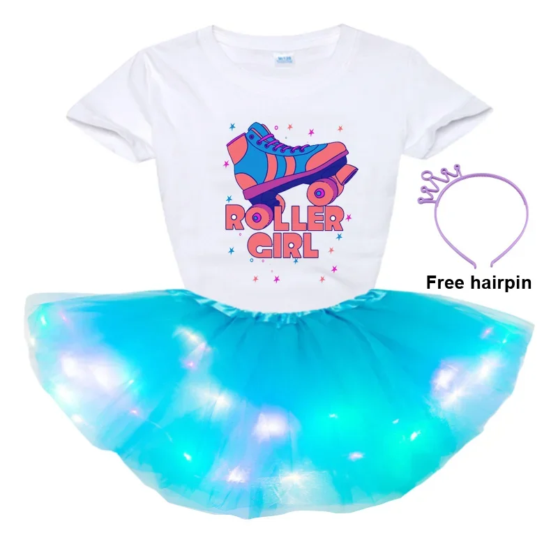 

Girl Tutu Skirt Girls Princess Pettiskirt Party Ballet Tulle Skirt Mini Dress Summer Baby Clothes Toddler Party Tutu Skirt Set